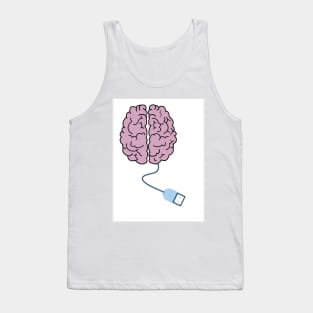 computerised brain Tank Top